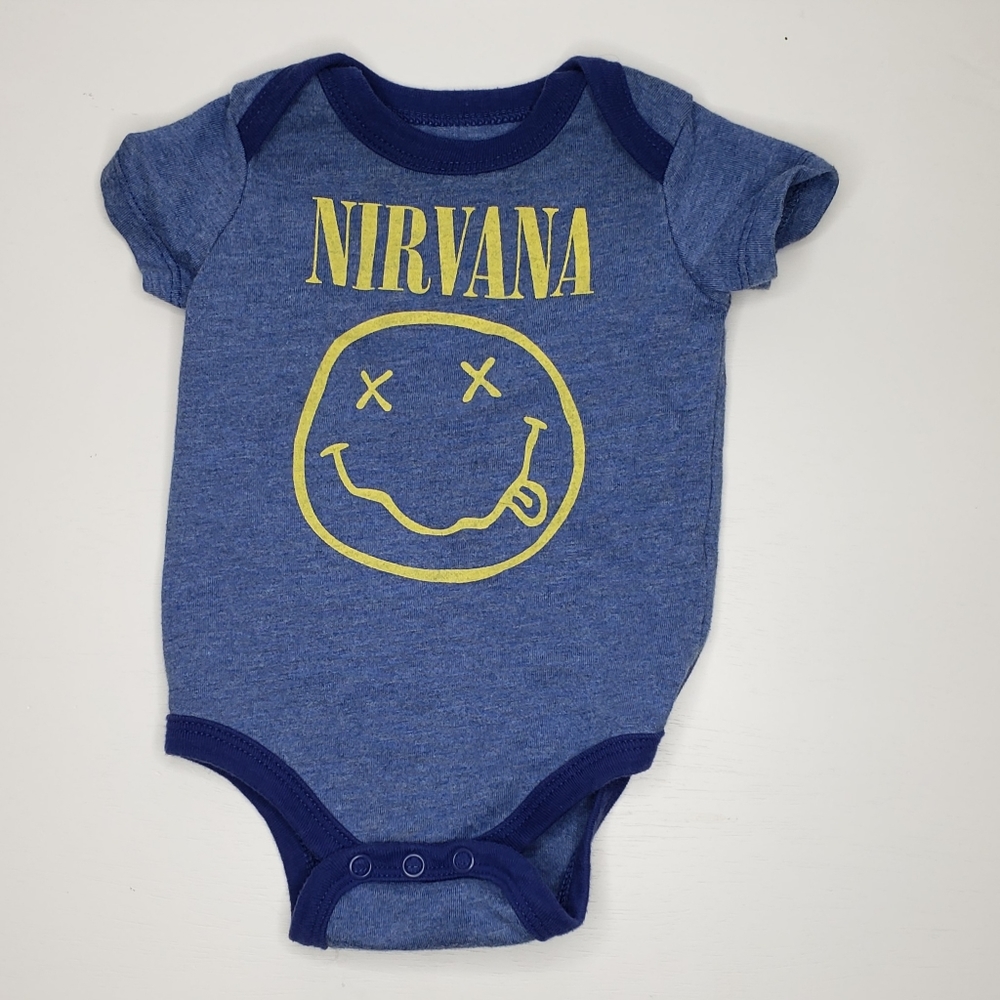 Nirvana Babie's Blue Onesie 0-3 Months
